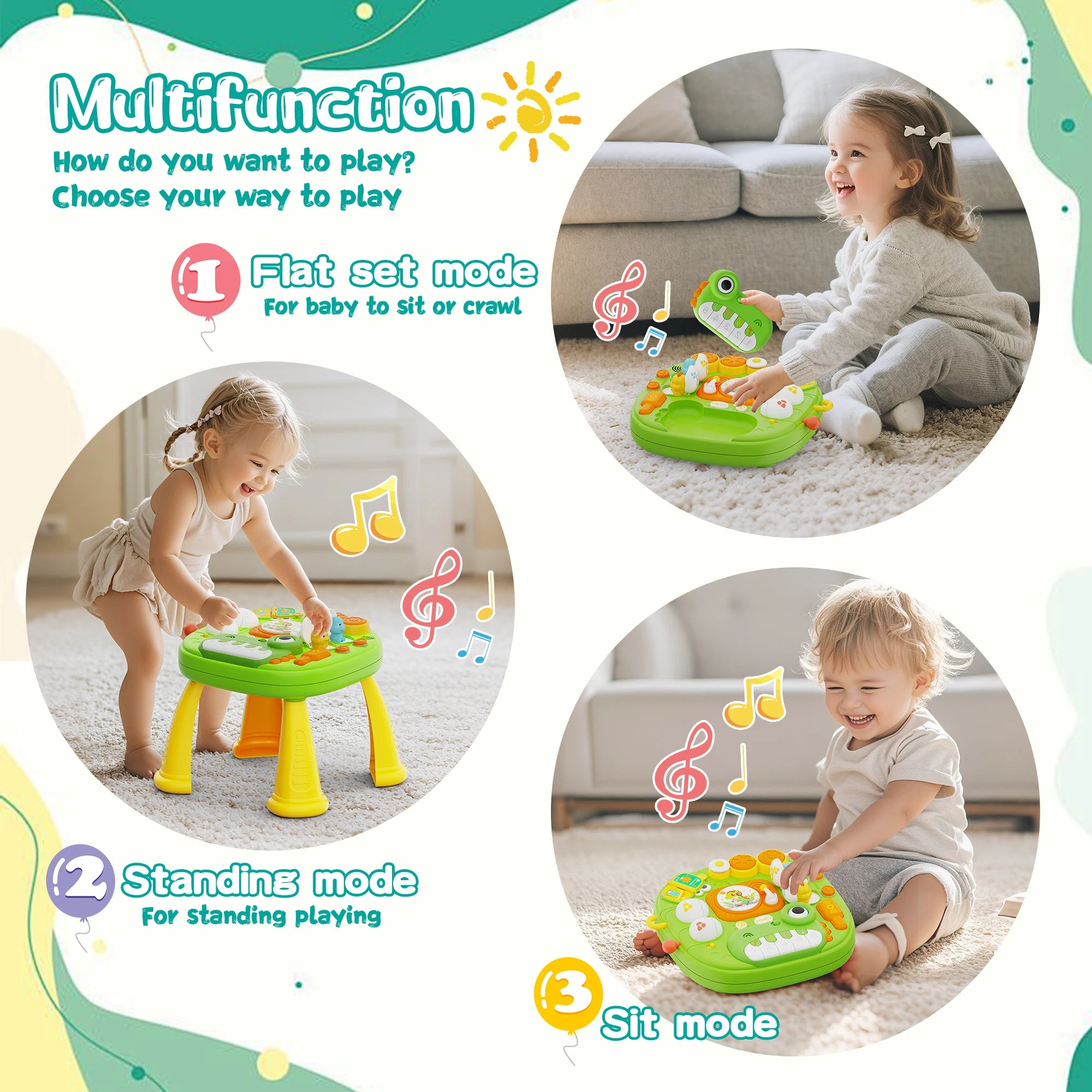 Musical Activity Table for Toddlers