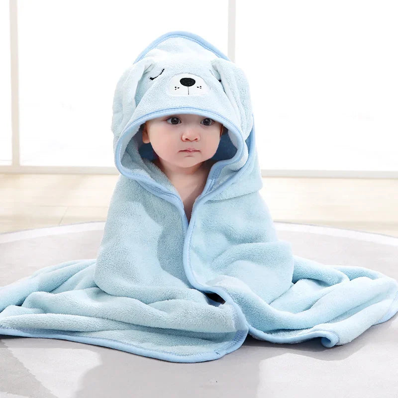 Cartoon Hooded Baby Towel