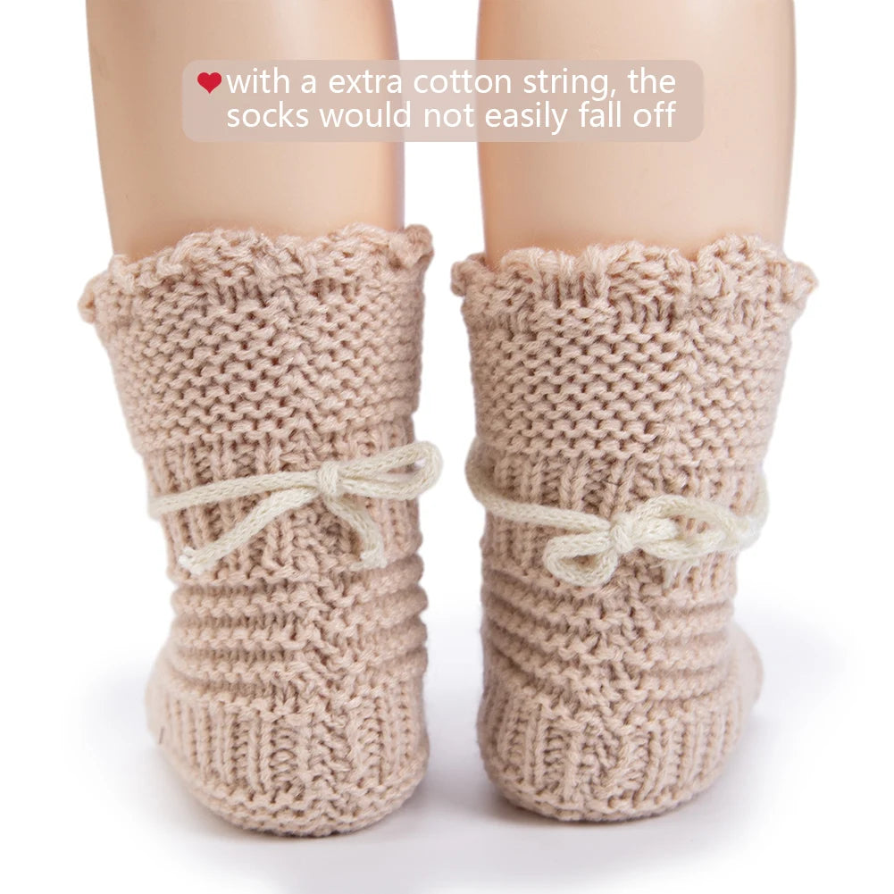 Baby Knit Walking Socks (2 Pairs)