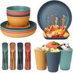 52-Piece Reusable Dinnerware Set