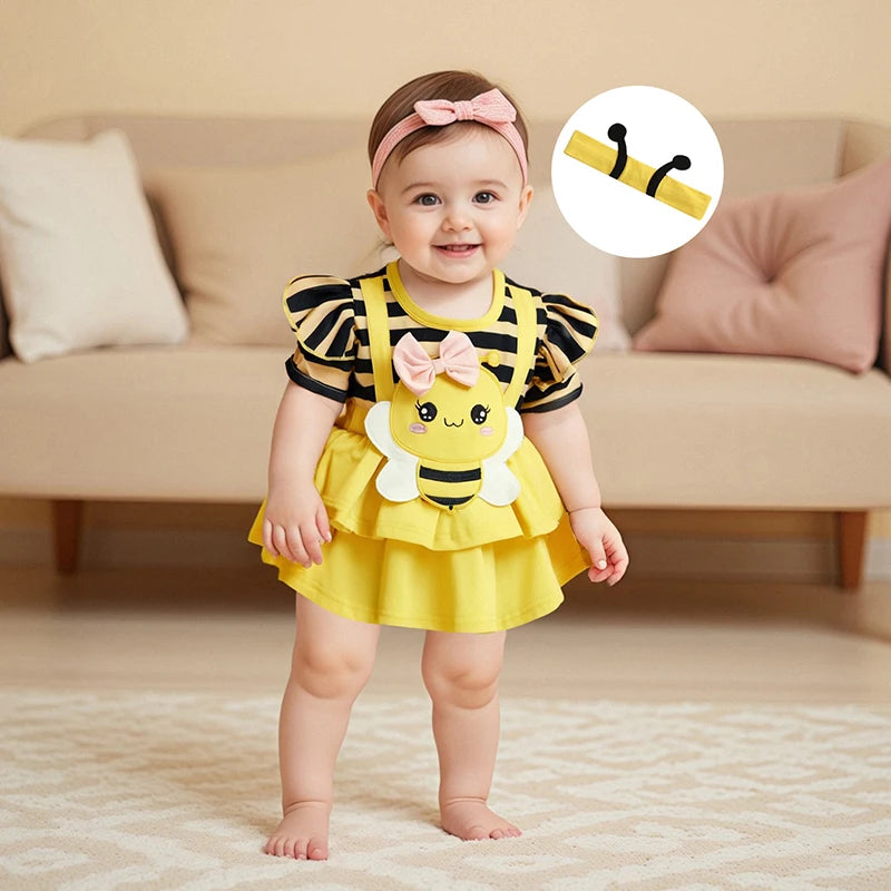 Baby Girl Summer Romper Set