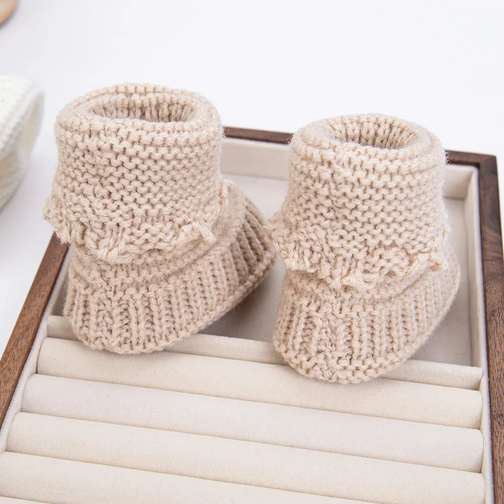Baby Knit Walking Socks (2 Pairs)
