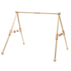 Wooden Baby Play Gym with Hanging Rattles