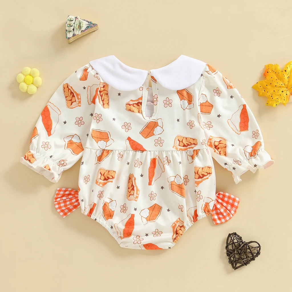 Baby Girl Thanksgiving Romper