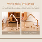 Wooden Baby Play Gym with Hanging Rattles
