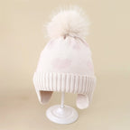 Baby Knitted Heart Hat