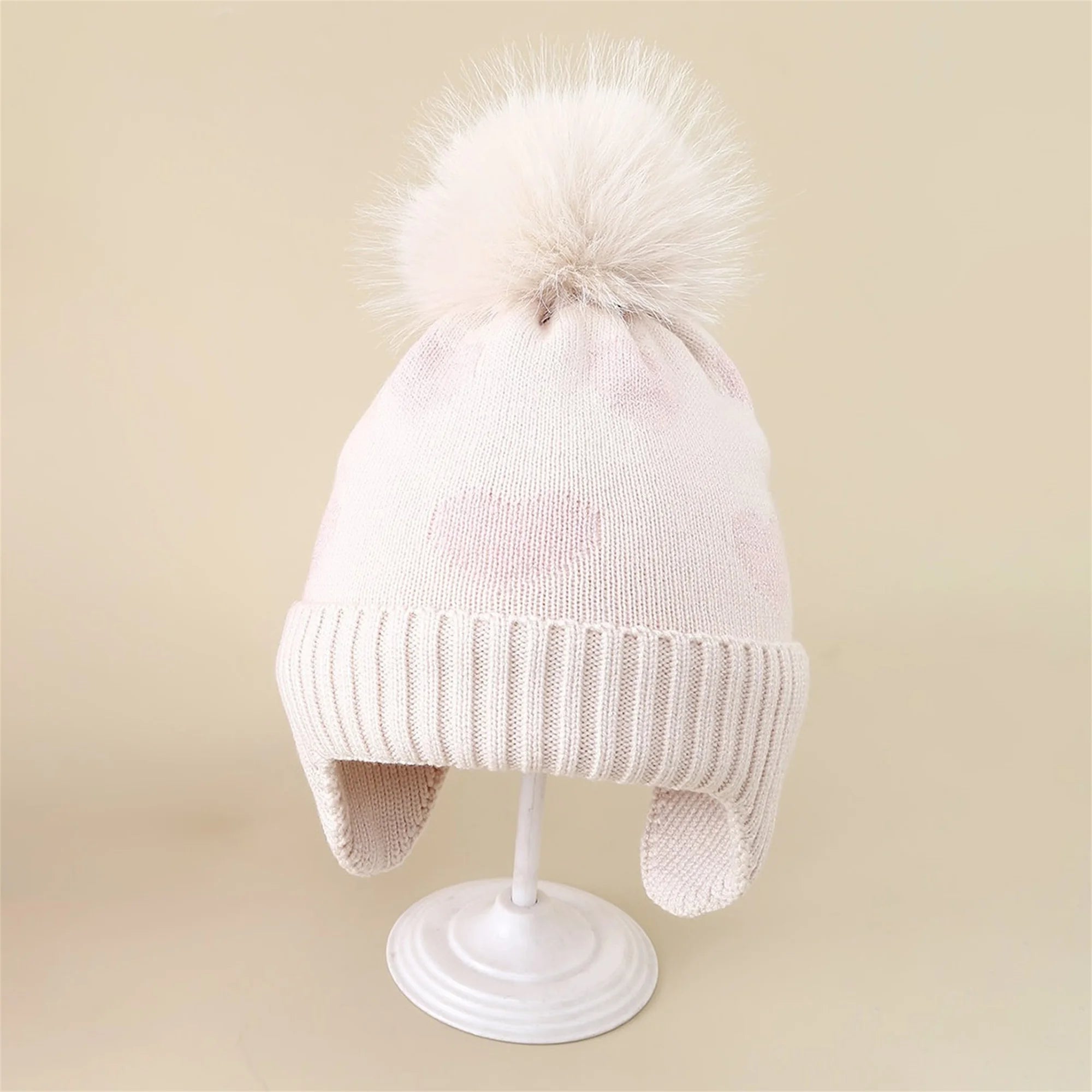 Baby Knitted Heart Hat