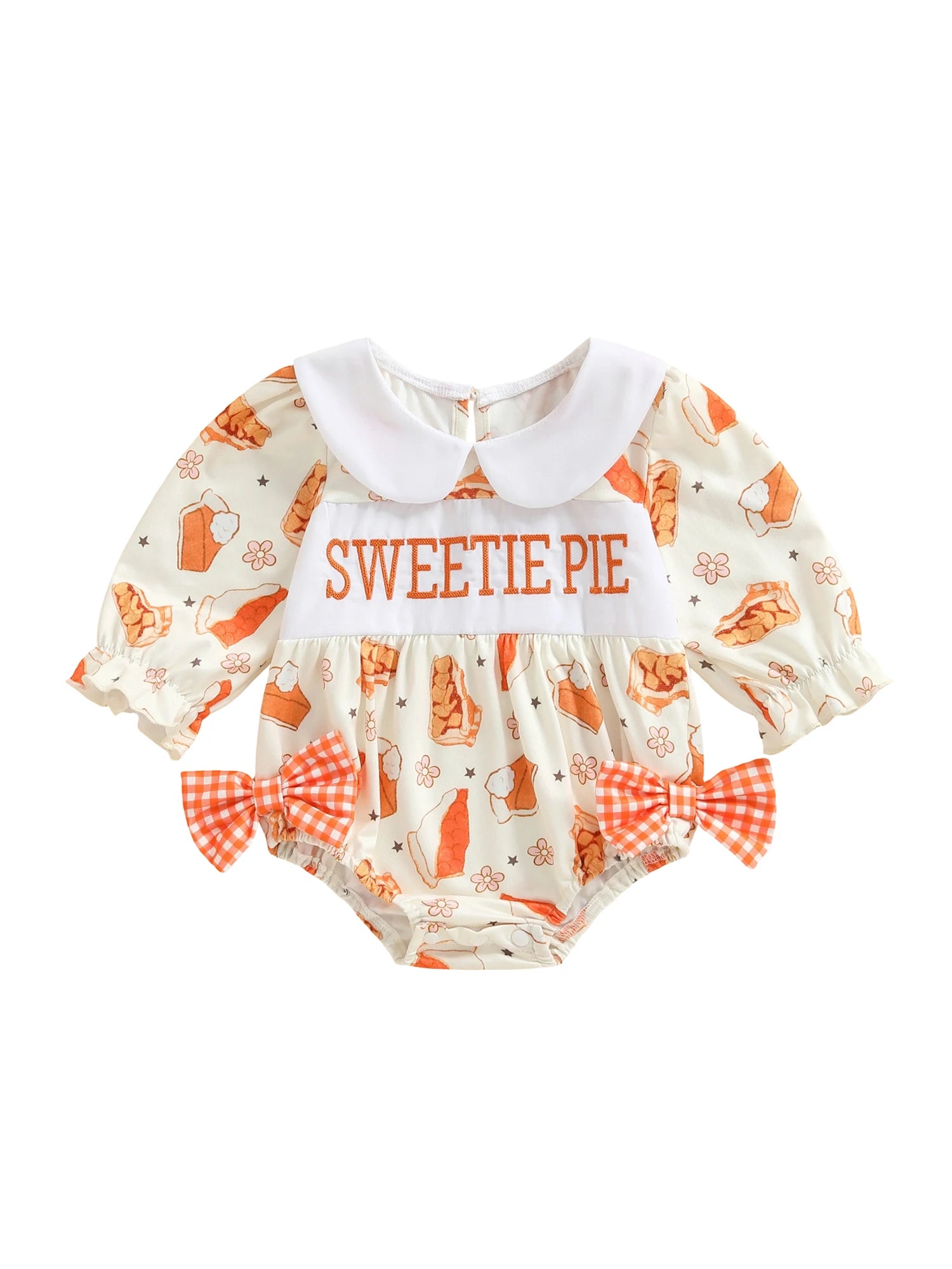 Baby Girl Thanksgiving Romper