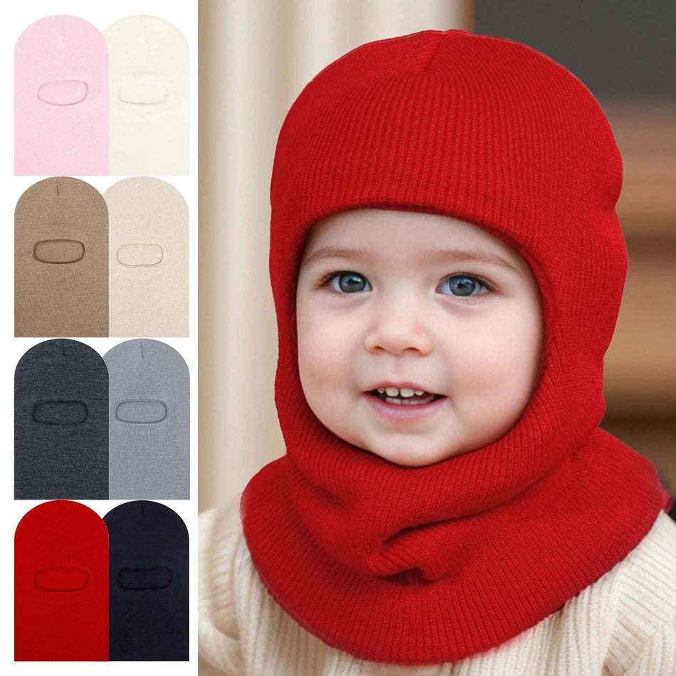 Kids Winter Balaclava Knit Hat