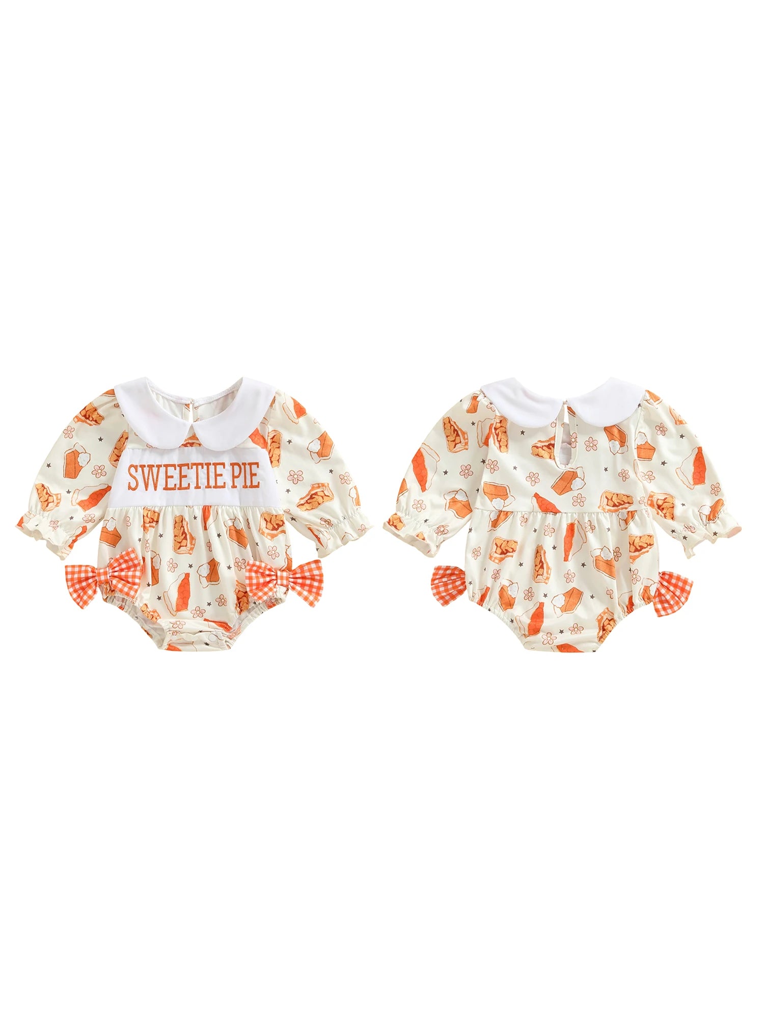 Baby Girl Thanksgiving Romper